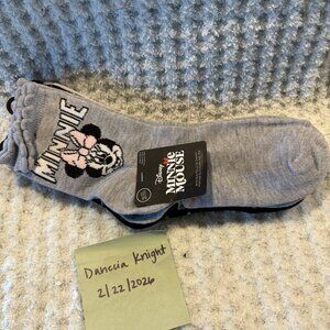 Disney Minnie Mouse 3-Pack Women’s Ankle Socks